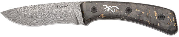 Detailed knife with intricate blade pattern