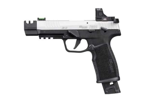 Sig Sauer P322 handgun displayed side view.
