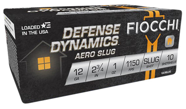 Fiocchi Defense Dynamics Aero Slug shotgun ammunition