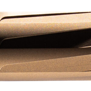 Bronze suppressor for .22 caliber firearms.