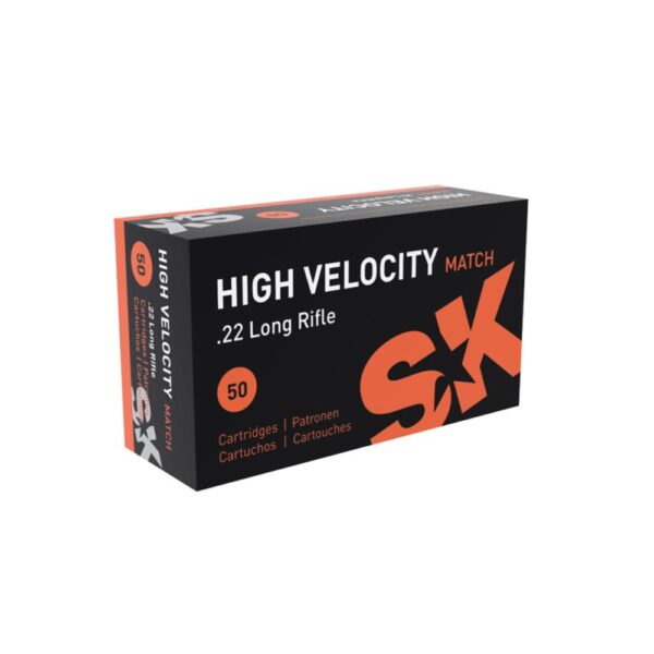 Box of .22 long rifle high velocity cartridges