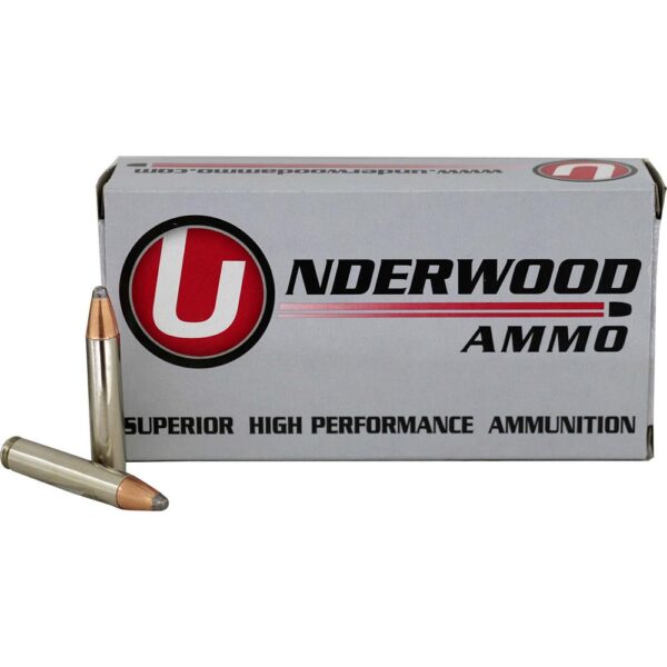 Underwood high performance ammunition with two bullets.