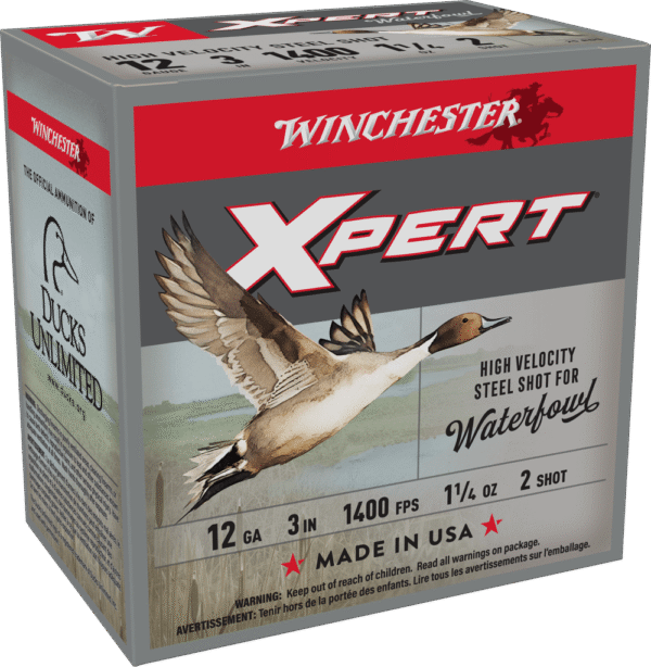 Winchester Xpert steel shot ammunition for waterfowl