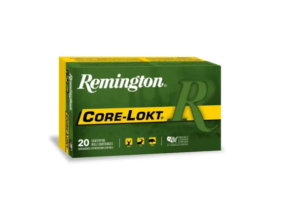 Remington Core-Lokt rifle cartridges packaging