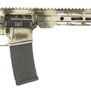 Side view of a modern rifle