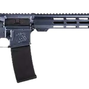 Modern semi-automatic rifle with elongated barrel