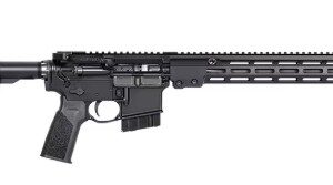 Modern black rifle with adjustable stock