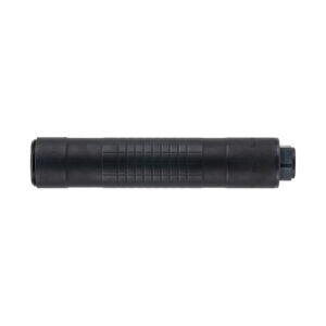 Black cylindrical tool with textured grip