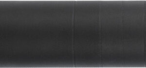 Black cylindrical silencer for firearms.