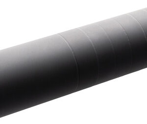 Silencer for firearm, cylindrical shape and design.