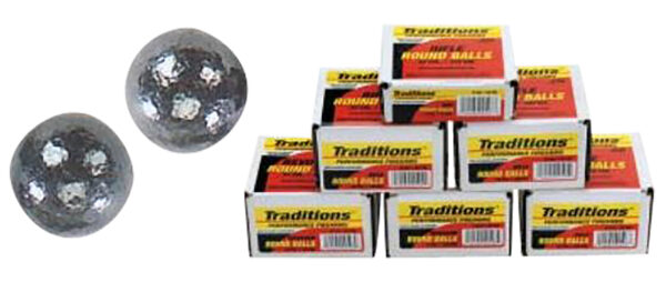 Traditions A1241 Rifle Round Balls  50Cal Lead Ball 177gr 20/Box