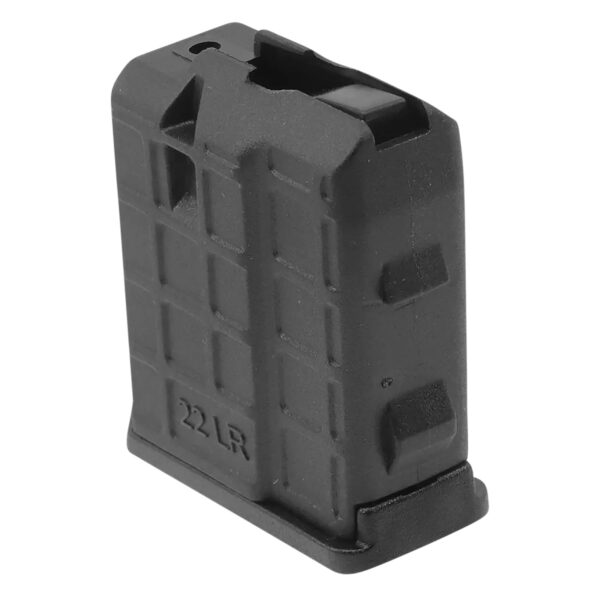 Black magazine for .22LR ammunition