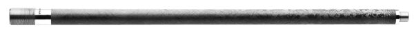 Black textured pen with silver accents