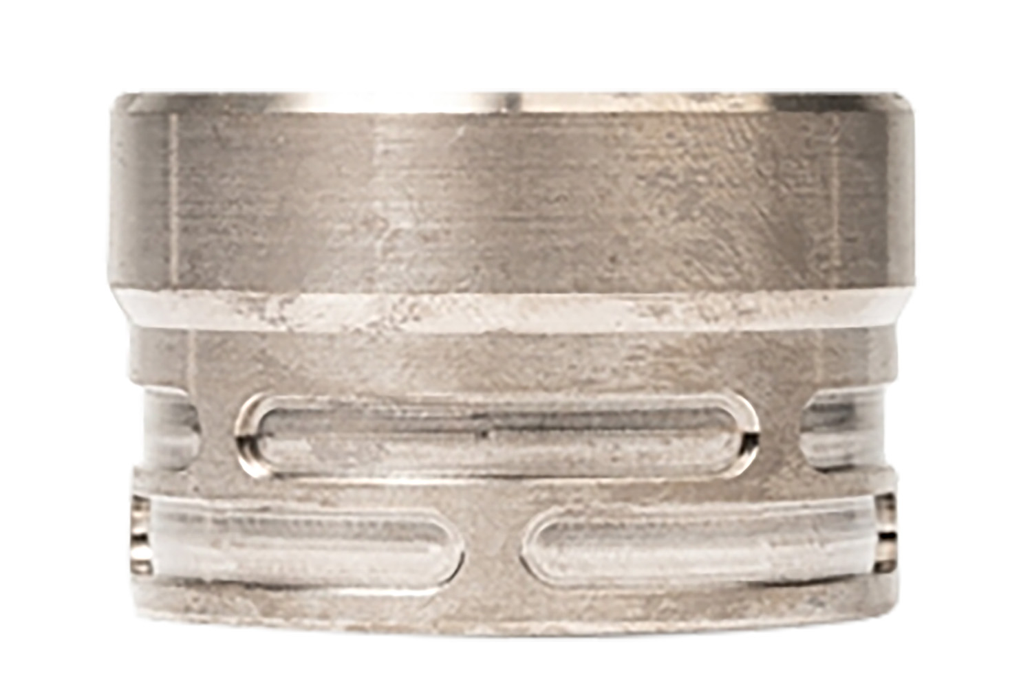 Close-up of a metal industrial ring