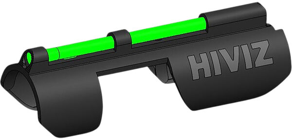 HIVIZ sight with green fiber optic sighting tube.