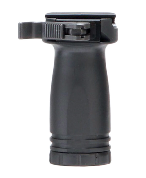 Black ergonomic handle for improved grip and control.