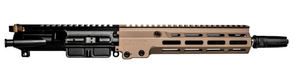 Side view of a firearm upper receiver.
