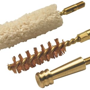 Gun cleaning brushes and accessories set.