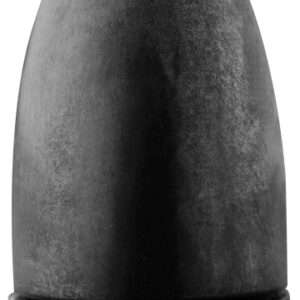 Black bullet with a red tip