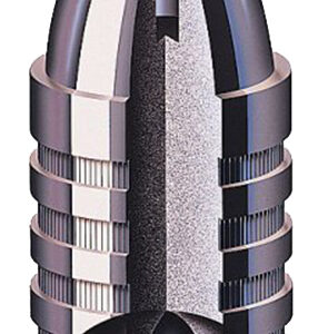Cross-section of a metallic bullet tip