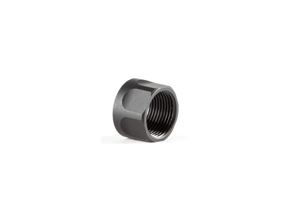Metal nut with internal threading design.