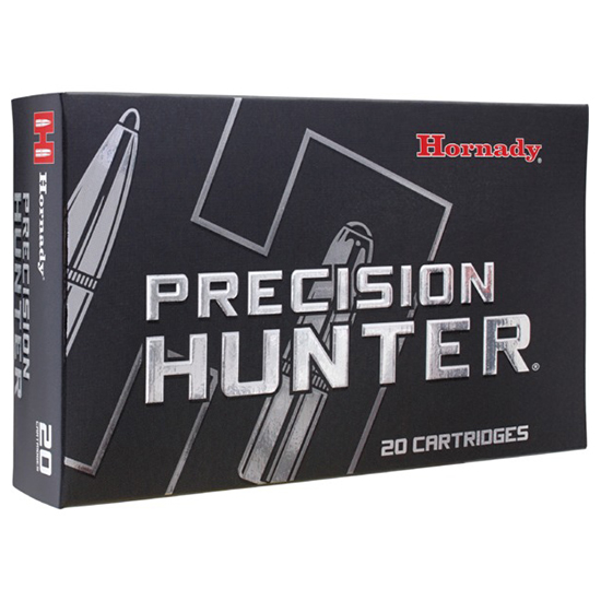 Hornady Precision Hunter ammunition box, 20 cartridges.