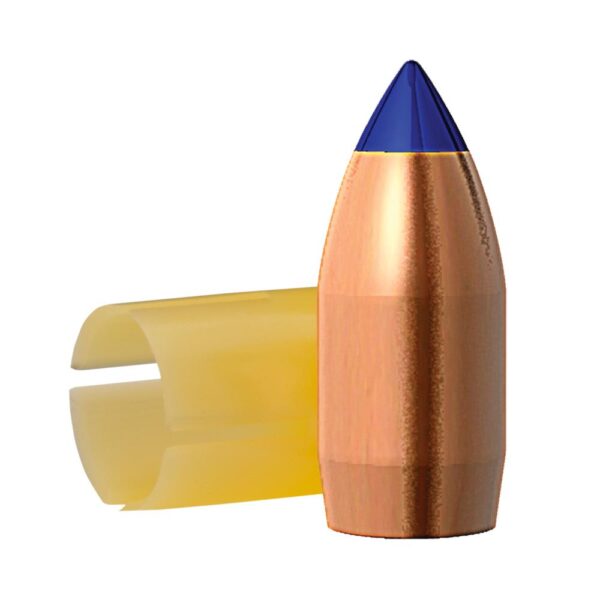 copper bullet with yellow casing