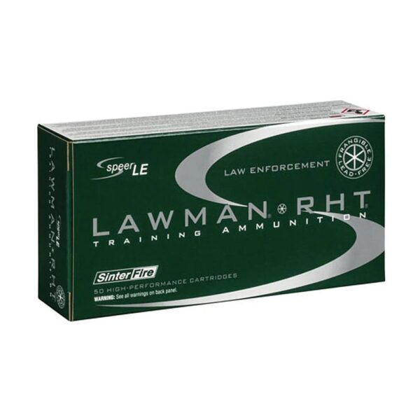 Box of Lawman RHT training ammunition by Speer