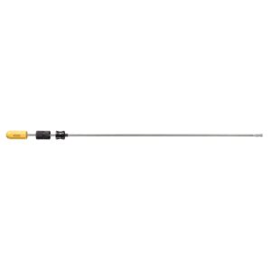 Long metal rod with a yellow handle
