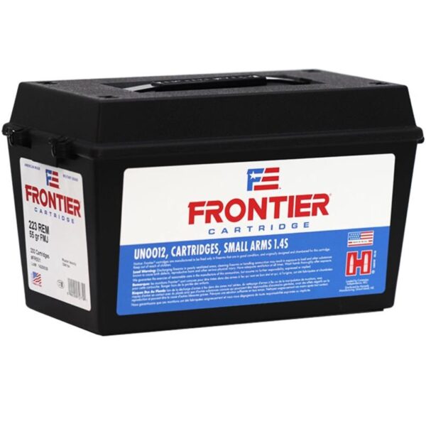 Frontier .223 Remington cartridge box.