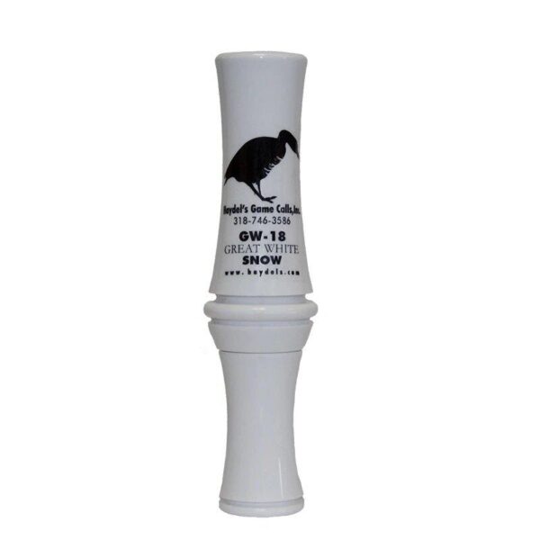 Great White Snow game call in white