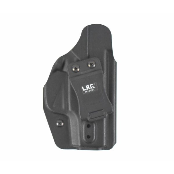Black tactical holster from LAG Tactical.