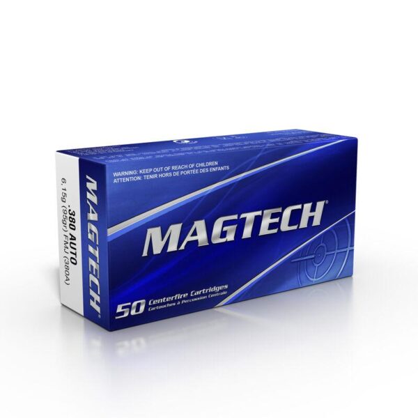 Magtech .380 Auto cartridge box packaging