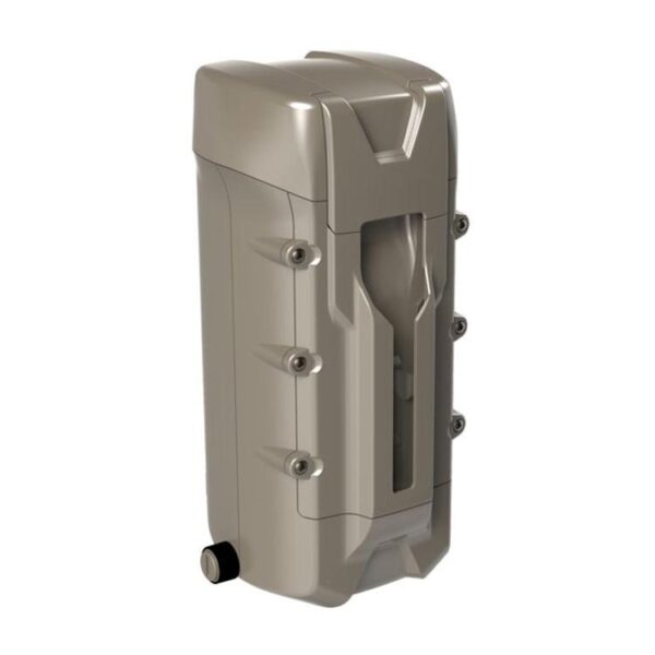 Stylish gray device with an ergonomic design.