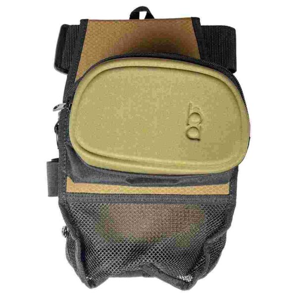 Compact multifunctional tactical backpack with storage compartments.