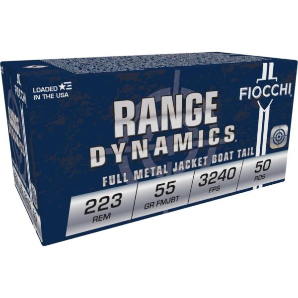 Fiocchi Range Dynamics .223 Rem ammunition box