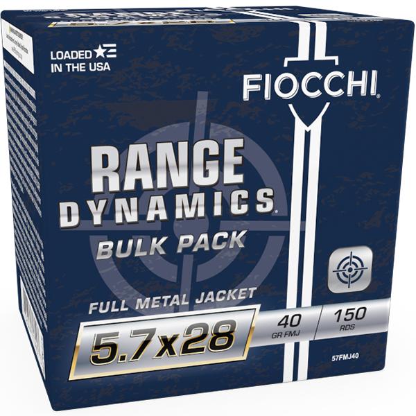 Fiocchi Range Dynamics bulk pack of ammunition.