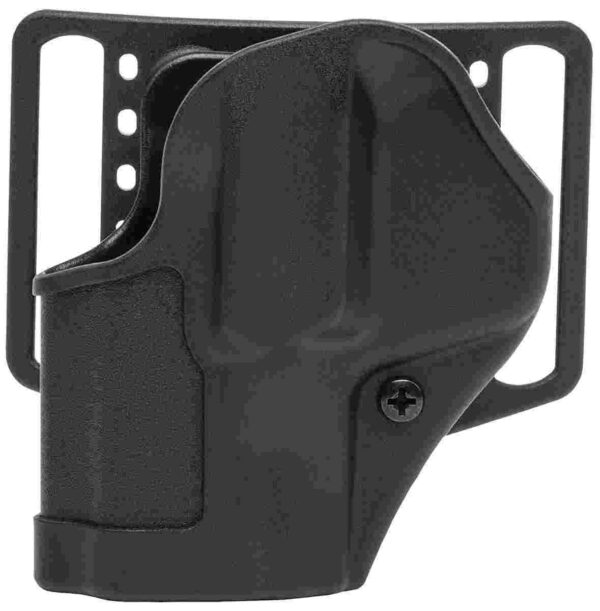 Black holster with adjustable mounting system