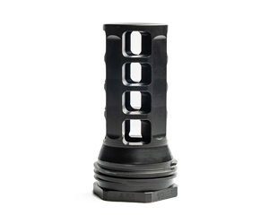 HUX MUZZLE BRAKE QD 338 3/4X24 BLK