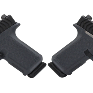 Two handguns displayed side by side.
