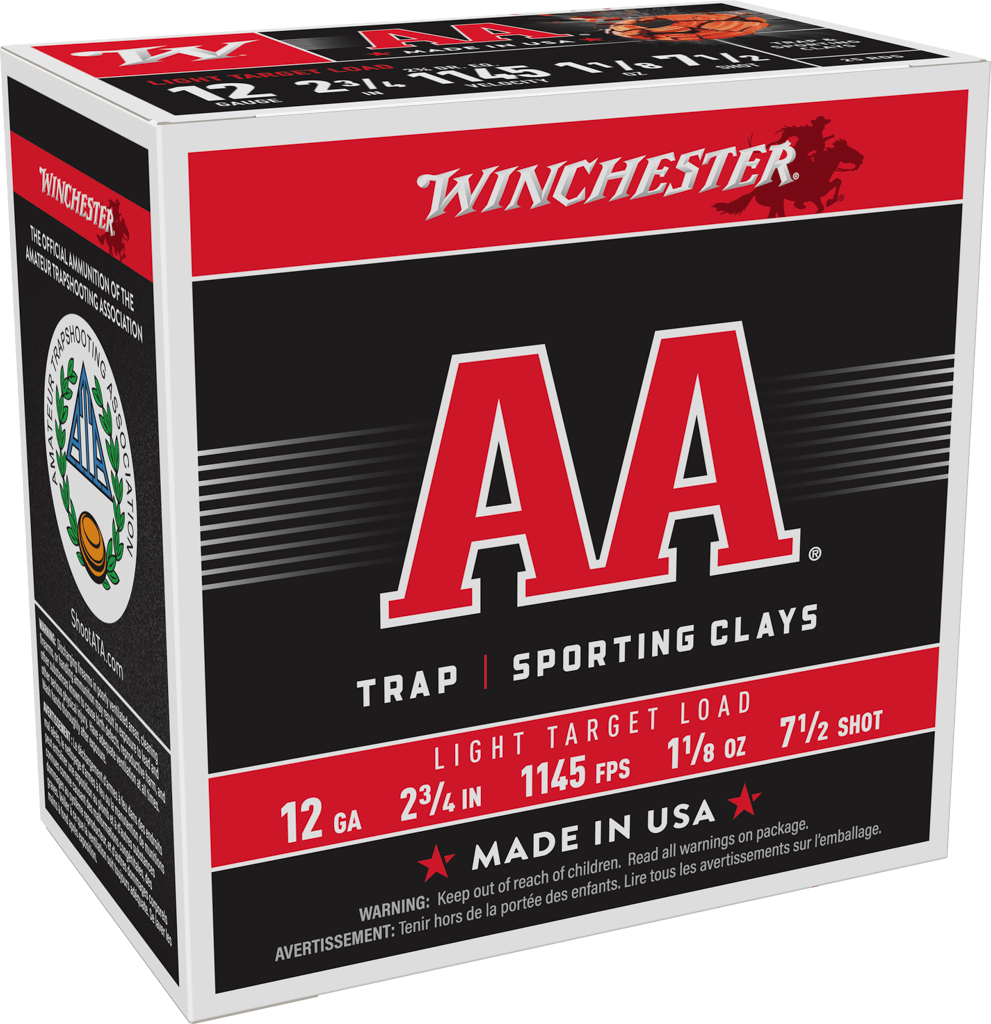 Winchester AA 12 gauge shotgun shell box