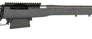 Bolt-action rifle with a matte black finish.