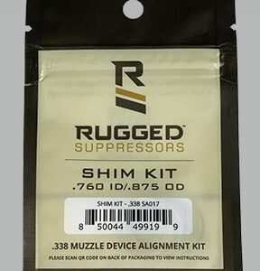 RUGGED SUPPRESSORS SHIM KIT .338CAL