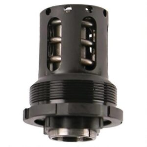 Automotive component with coils and threaded base.