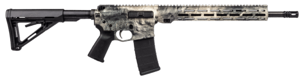 Side view of a modern firearm with textured finish.