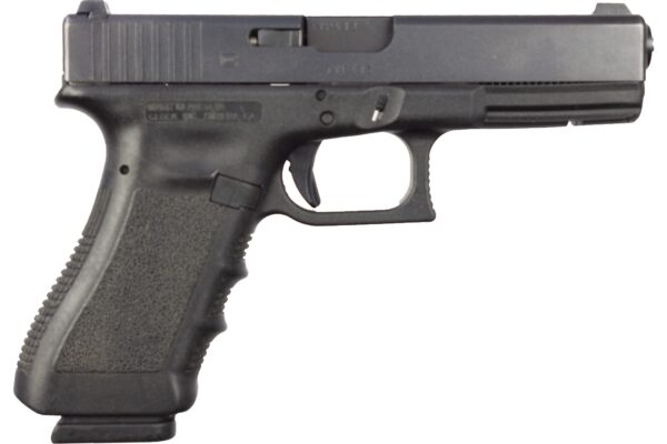 Side view of a Glock pistol