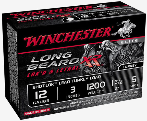 Winchester Long Beard XR turkey shot ammunition box