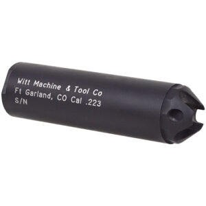 Witt Machine suppressor for .223 caliber firearms.