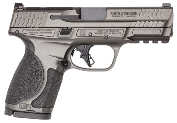 Smith & Wesson M&P handgun in gray color