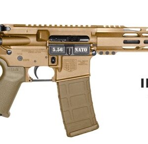 Bronze rifle with modern design and features